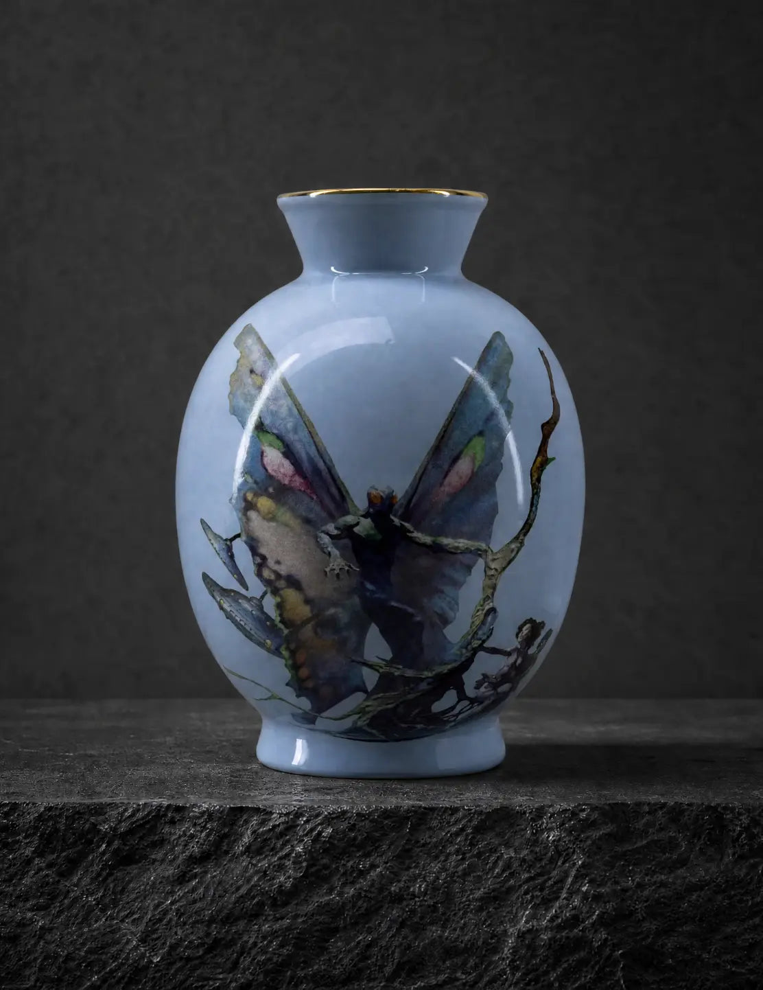 FRANK FRAZETTA MOTHMAN VASE