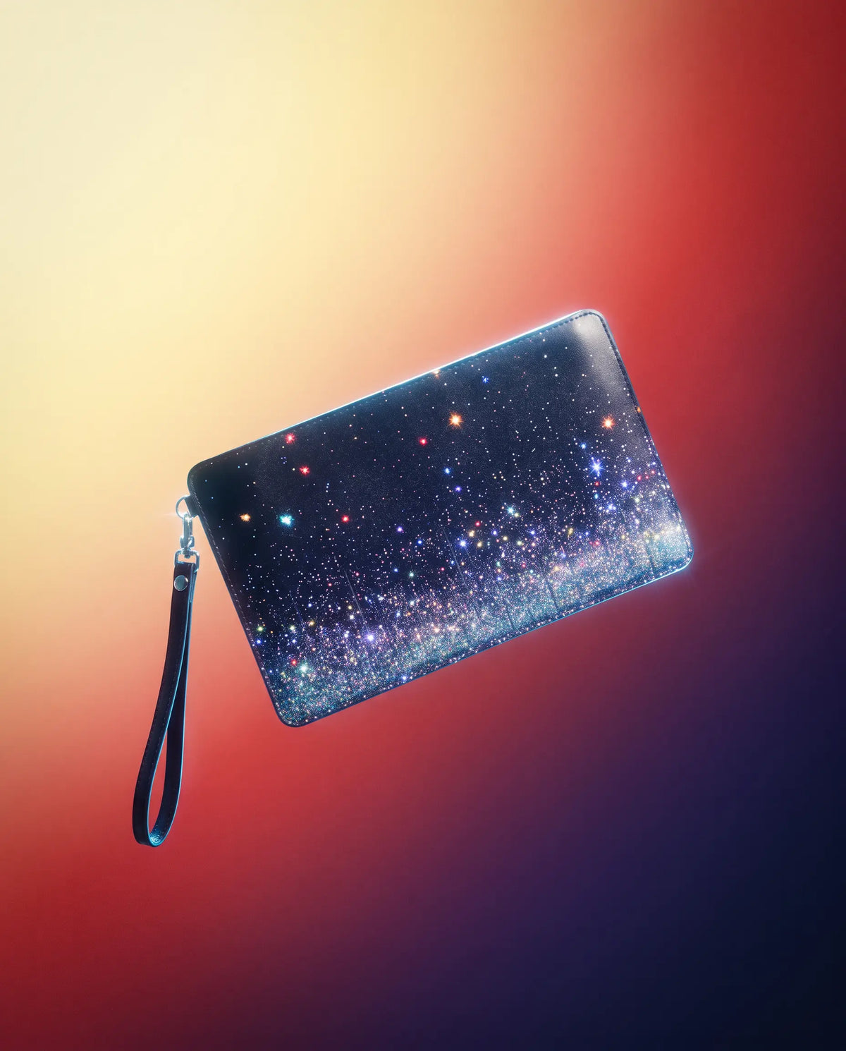 Leather Clutch x Yayoi Kusama