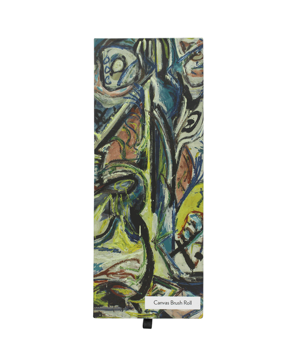 Canvas Brush Roll x Jackson Pollock