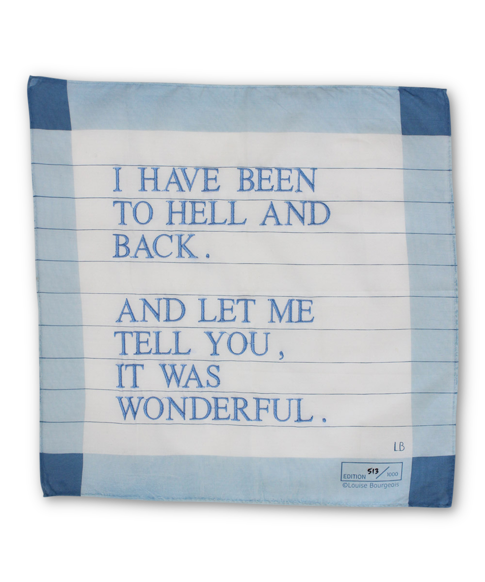 Louise Bourgeois Cotton Handkerchief