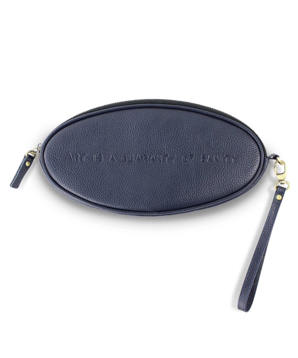 Louise Bourgeois Leather Clutch