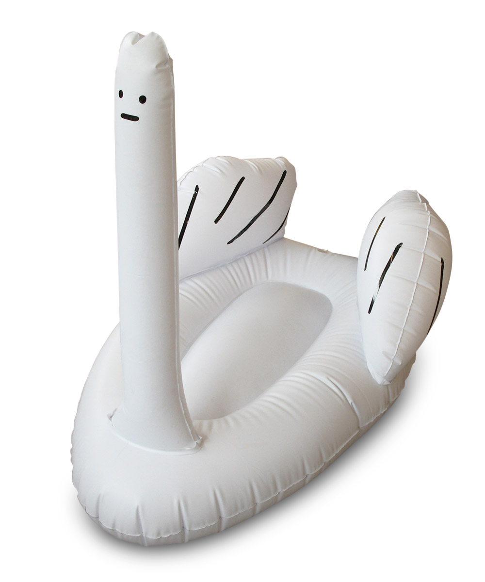 David Shrigley Inflatable Swan