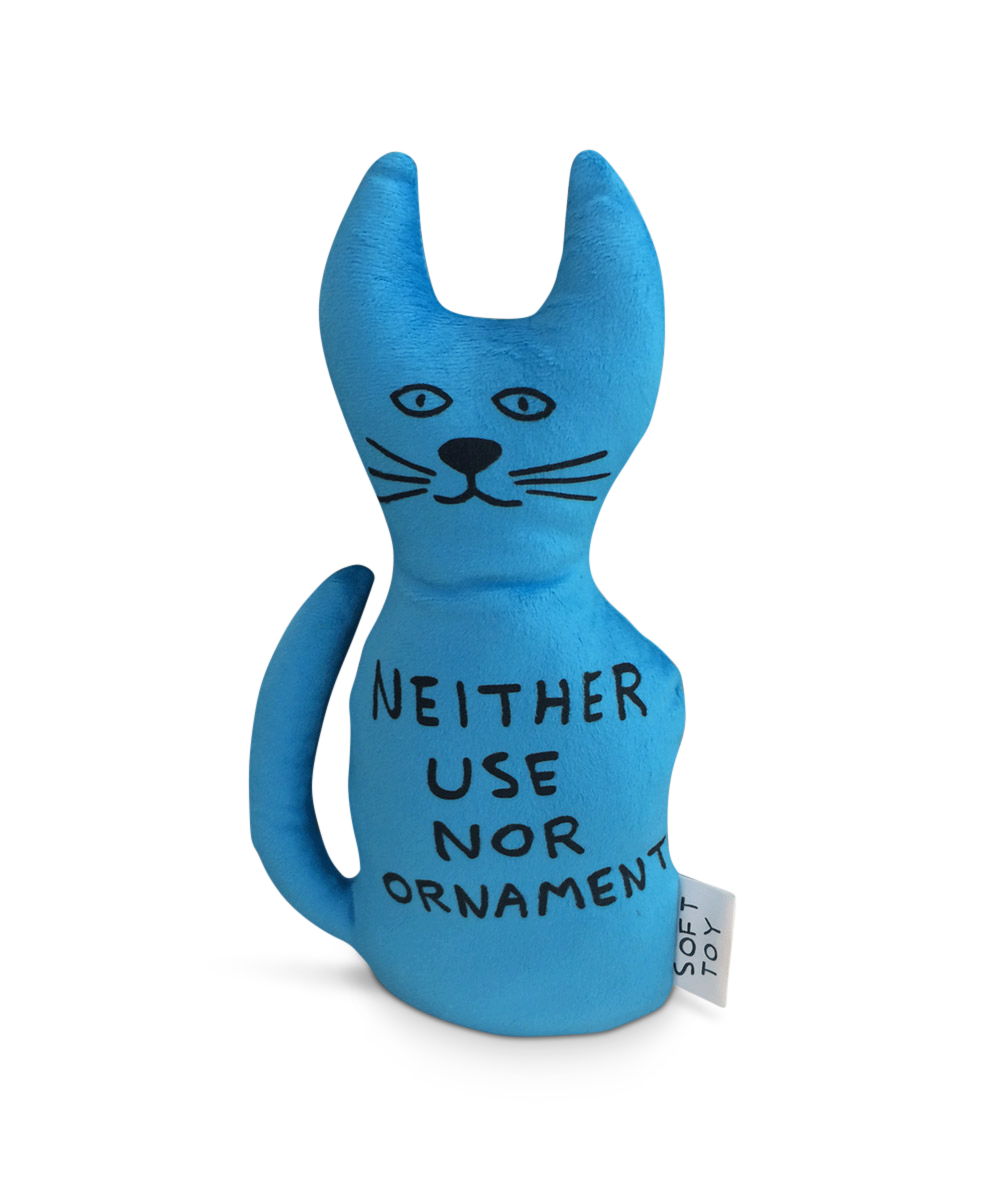 Cat Soft Toy X David Shrigley