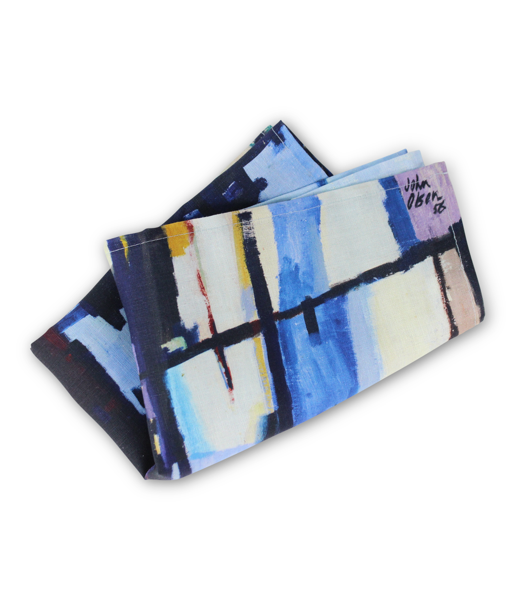 Dry Salvages Linen Tea Towel X John Olsen