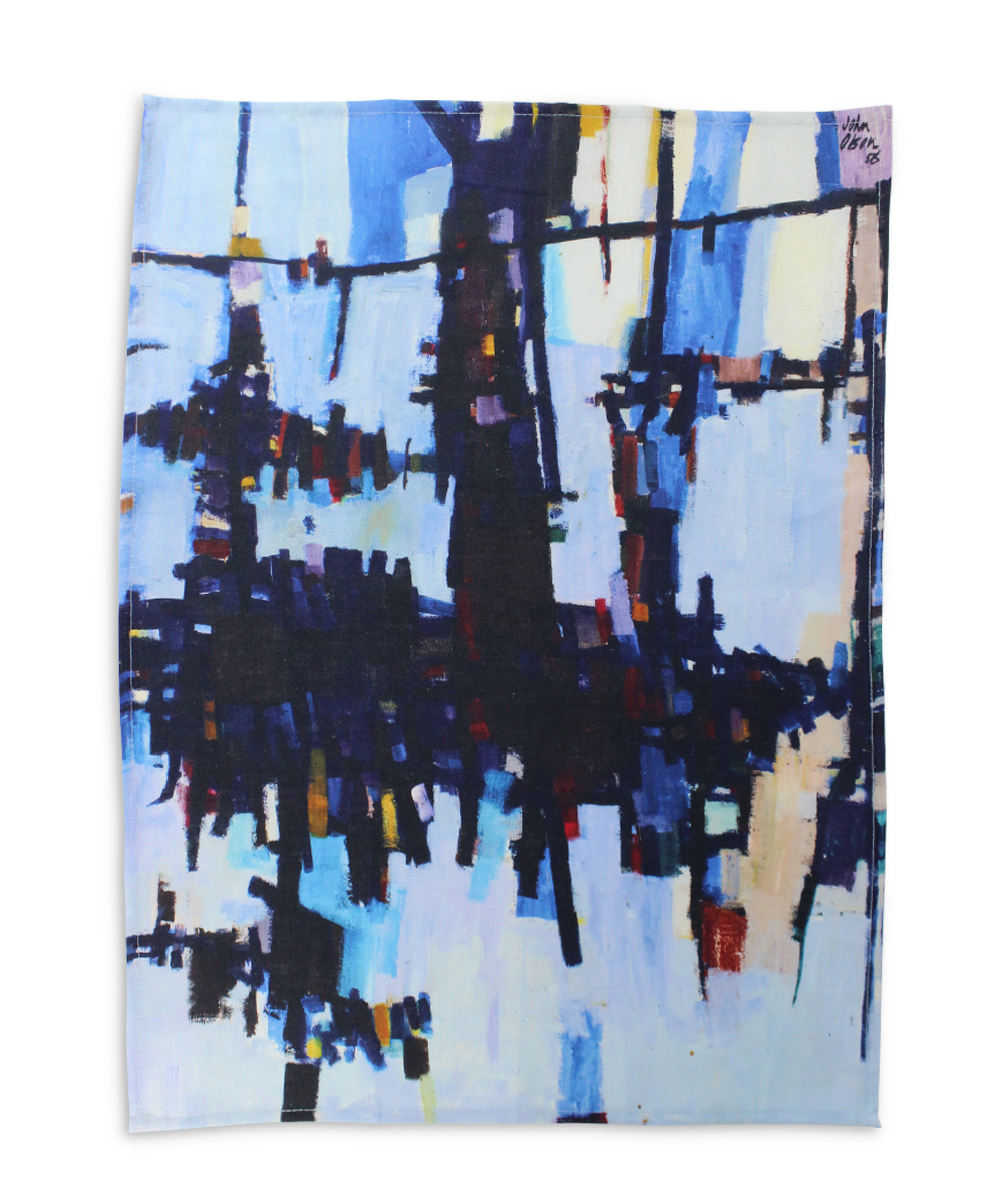 Dry Salvages Linen Tea Towel X John Olsen