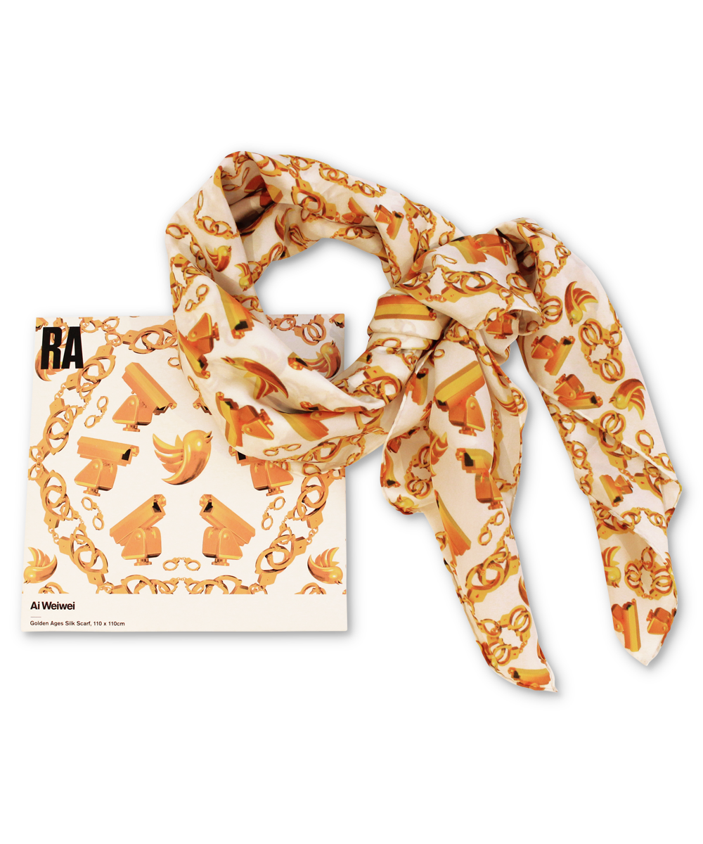 Ai Weiwei Golden Ages Scarf for Royal Academy