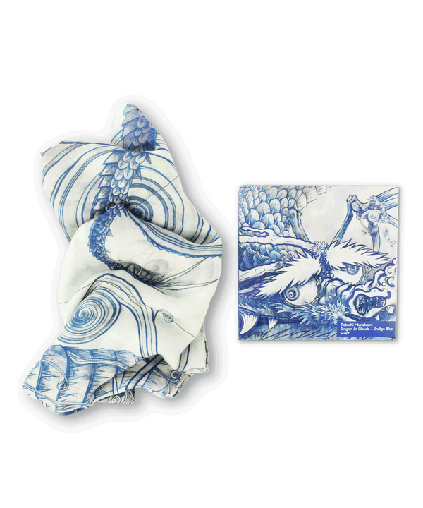 Dragon in Clouds Scarf x Takashi Murakami