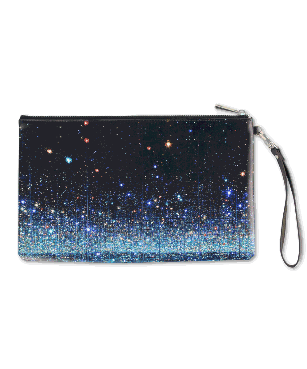 Leather Clutch x Yayoi Kusama
