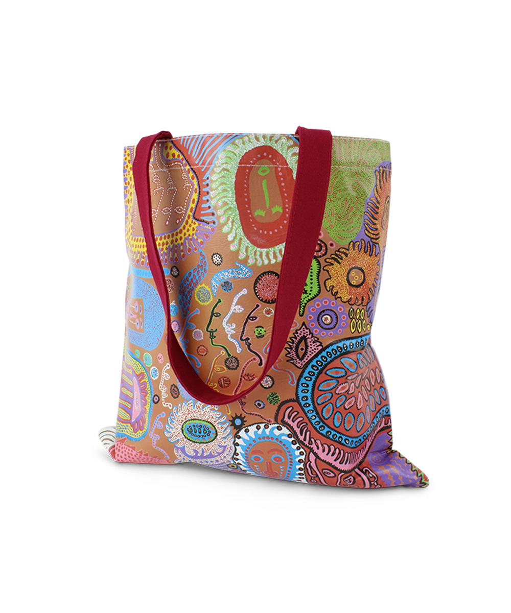 Cotton Tote Bag x Yayoi Kusama
