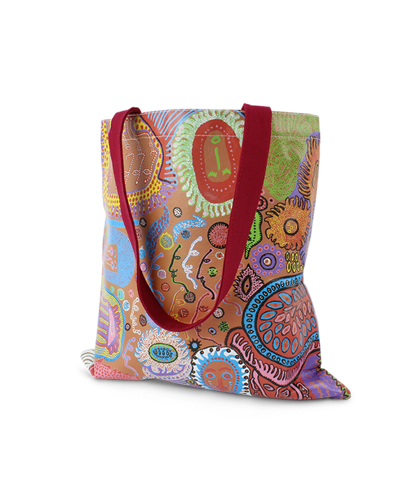 Cotton Tote Bag x Yayoi Kusama